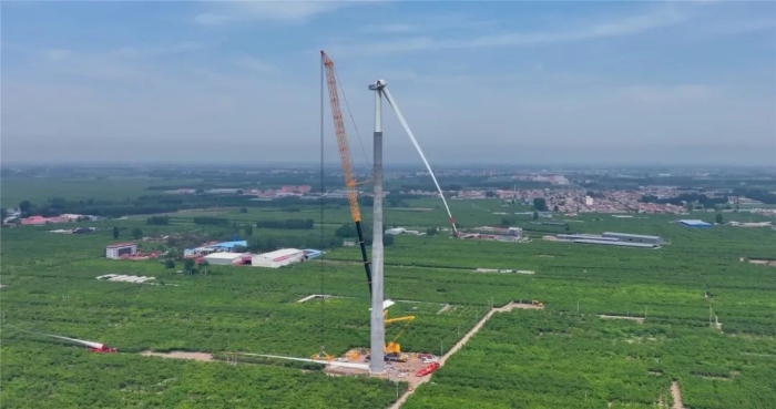 “全球第一吊”再臨燕趙！166米，XCA4000助力華北綠電